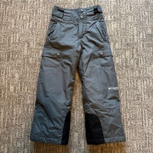 Columbia Titanium Bugaboo Omni-Tech insulated kids snow pants gray 4T